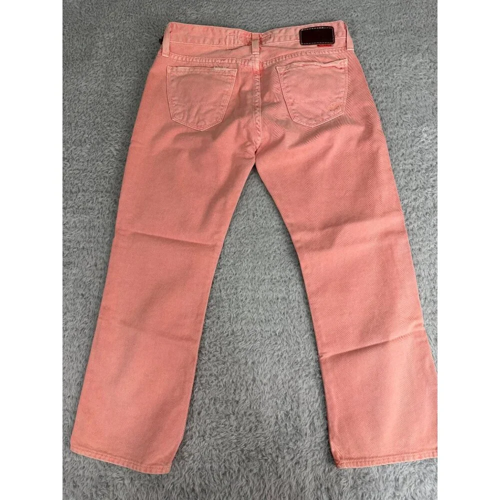 Big Star Womens Pink Capri Pants NWT Size 24 Made In USA Cotton Blend - Picture 2 of 12